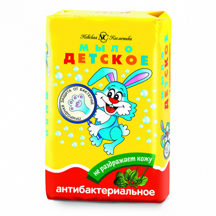 Туалетное мыло Детское Антибактериальное 90г 1/72
