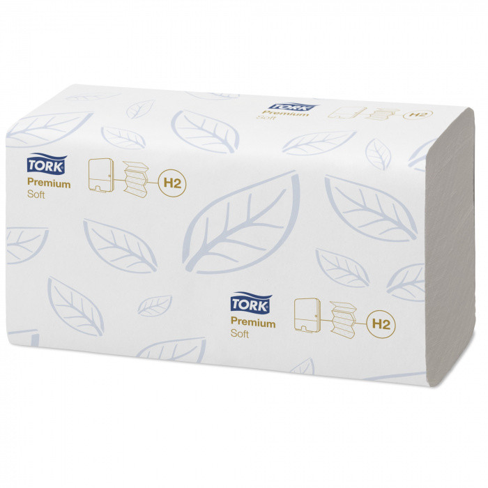 Полотенце бумажное белое TORK XPRESS PREMIUM W-сл, 2сл, 110л, 21,2*34, сложение Multifold 21/1