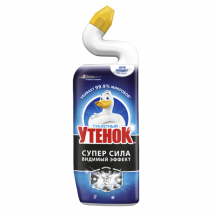 Средство для чистки унитазов 5в1 ВИДИМЫЙ ЭФФЕКТ ТУАЛЕТНЫЙ УТЕНОК 500мл 1/12