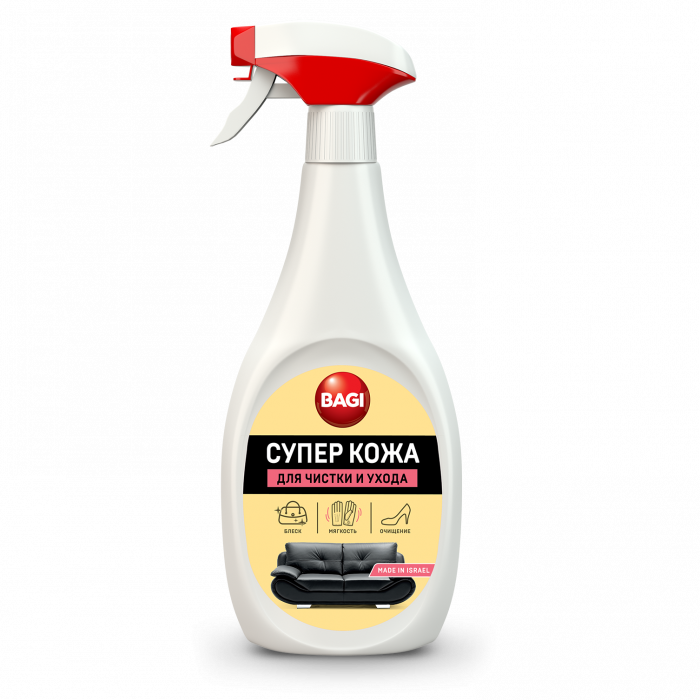 Средство для чистки кожи СУПЕР КОЖА курок 400мл 1/12